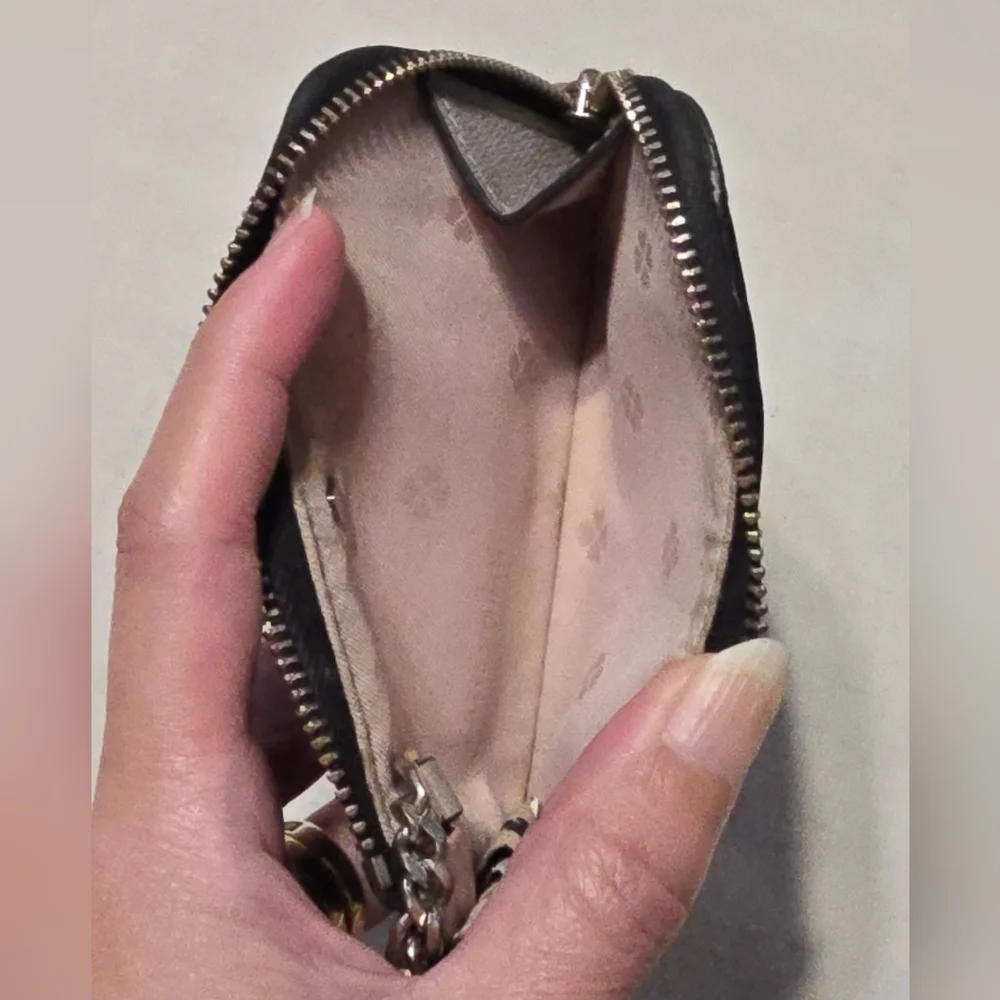 Kate Spade Black Leather Card Holder